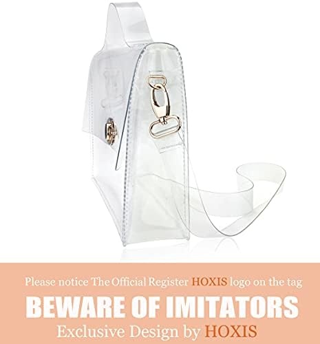 image:imageClear Bag with Turn Lock Closure Womens Cross Body Handbags Stadium ApprovedClear