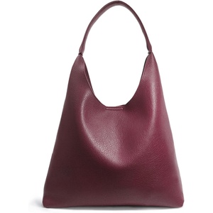 image:imageHobo Bags for Women Soft Vegan Leather Shoulder Handbag Slouchy Tote PursesDark Red
