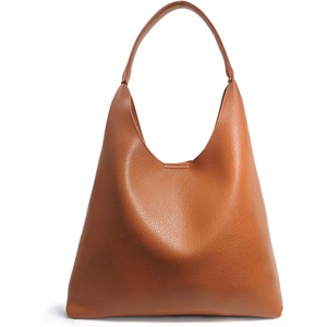 image:imageHobo Bags for Women Soft Vegan Leather Shoulder Handbag Slouchy Tote PursesOrangebrown
