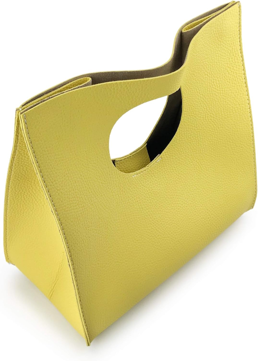 image:imageHOXIS Vintage Minimalist Style Soft Pu Leather Handbag Clutch Small TotePink
