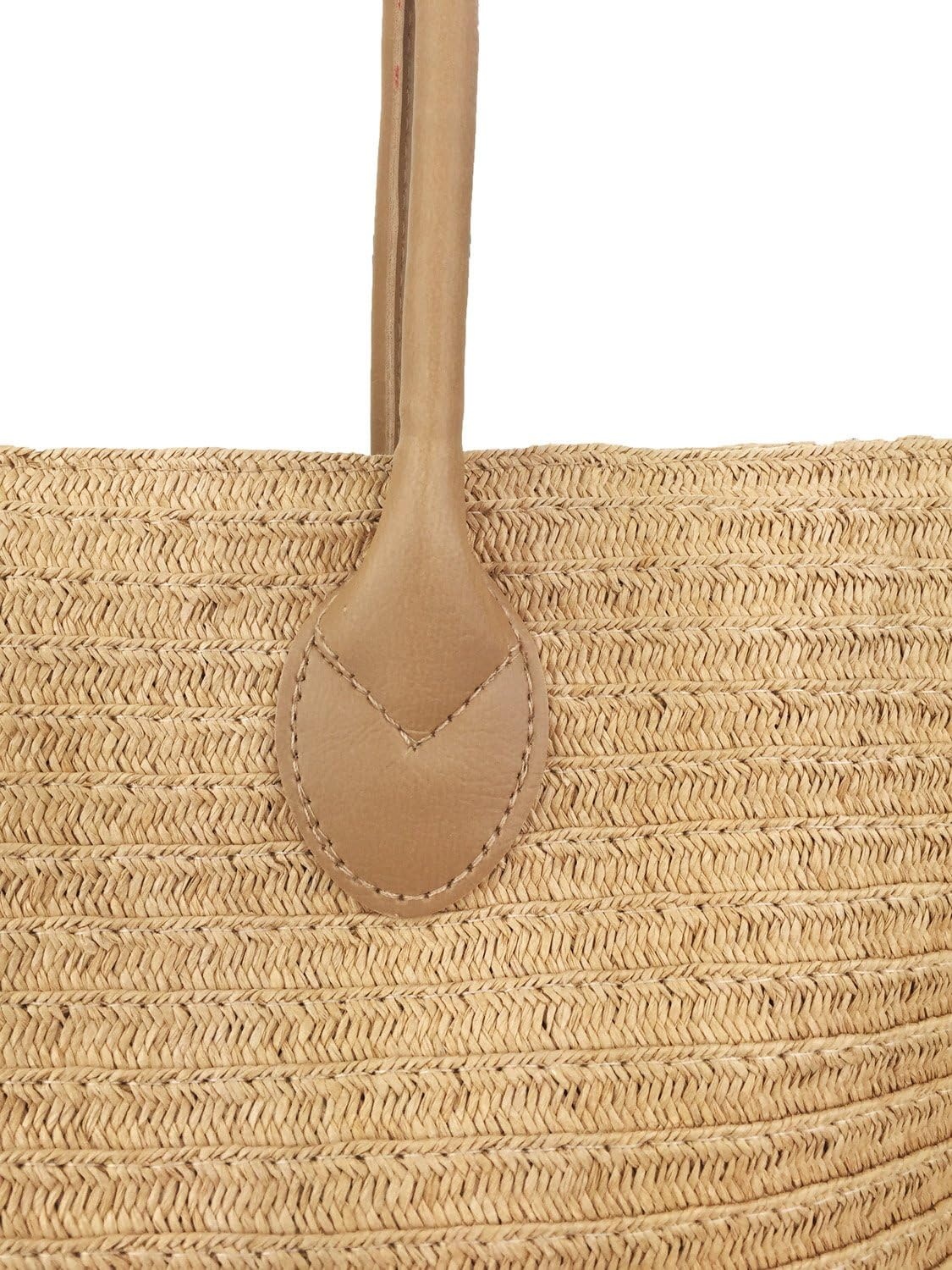 image:imageStraw Rattan Women Tote Summer Beach Shoulder Handbag Straw Rattan Summer BeachBrown