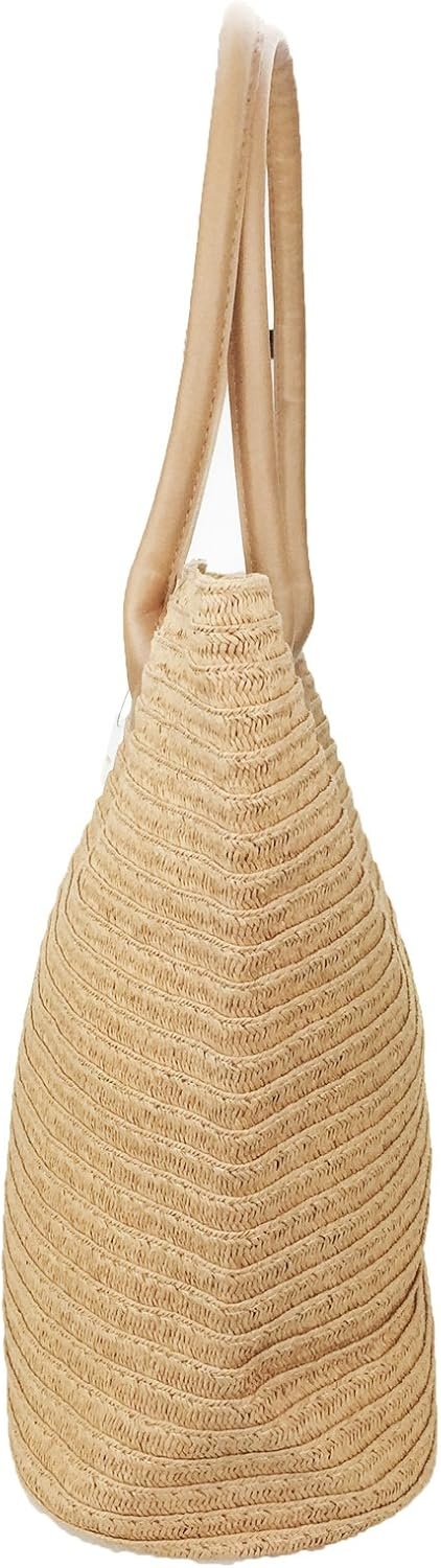 image:imageStraw Rattan Women Tote Summer Beach Shoulder Handbag Straw Rattan Summer BeachBrown