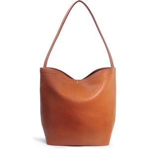 image:imageHobo Bags for Women Vegan Leather Bucket Bags Minimalist Shoulder HandbagBrown