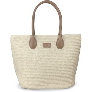 image:imageStraw Rattan Women Tote Summer Beach Shoulder Handbag  Straw Rattan Summer BeachBeige