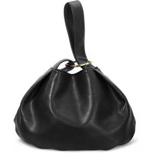 image:imageWomens Clutch Soft Vegan Leather Hobo Top Handle Bag Small Tote PurseBlack
