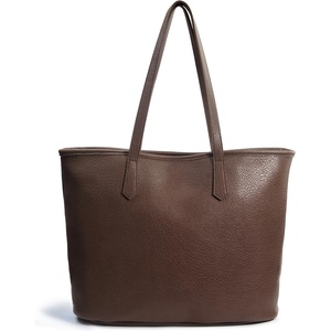 image:imageZipper Tote Bag for Women Soft Vegan Leather Handbag for Work Travel amp Everyday UseCoffee